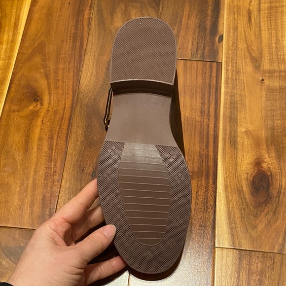 NEW Brown Mary Jane Leather Size 8.5 Women’s Flats - Picture 3 of 5